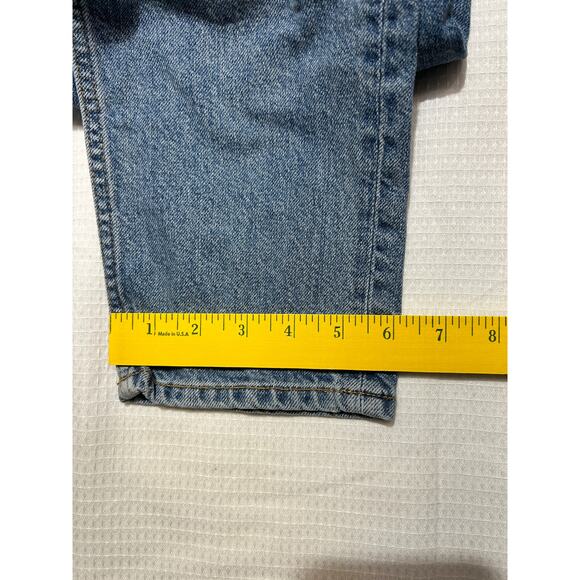 H&M Women's Decorative Sparkly Stones Boyfriend Slim Low Jeans Size 10 approx - Picture 9 of 10